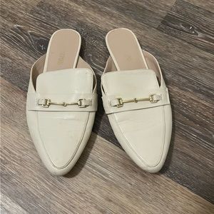 Women’s Cream Office Loafers